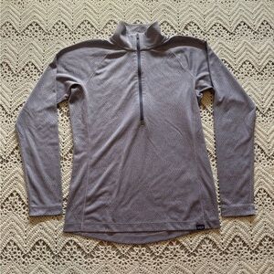 Patagonia Capilene Midweight Zip-Neck Base Layer For Cold Forge Grey Size Large